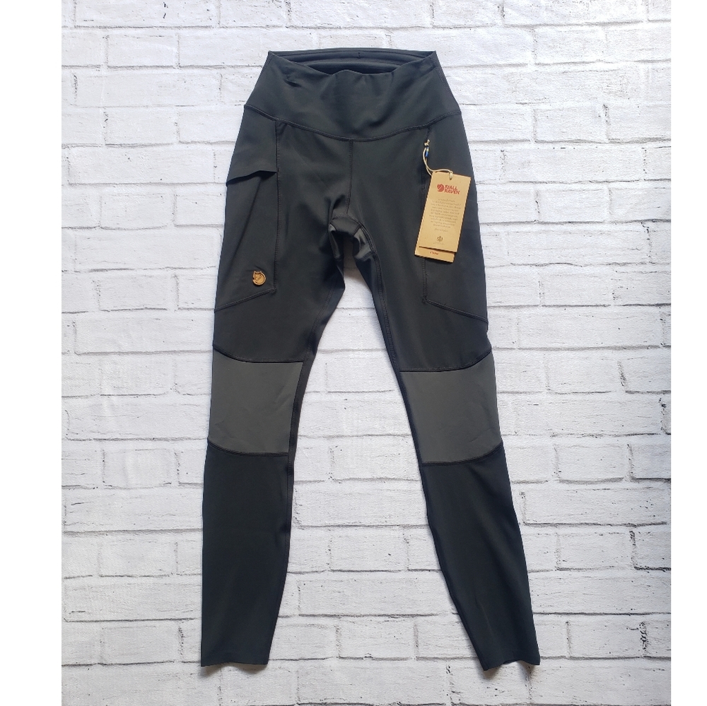 Fjallraven Abisko Trekking Tights Pro W XS Black Iron Grey New